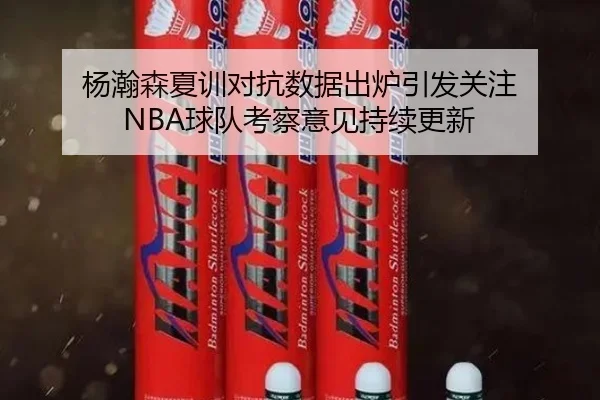 杨瀚森夏训对抗数据出炉引发关注 NBA球队考察意见持续更新